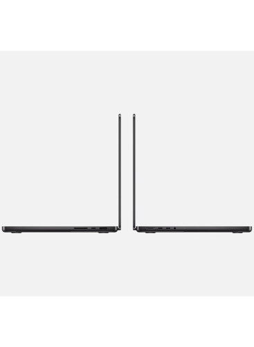 ماك بوك برو MX2K3 Liquid XDR Retina بشاشة 14 بوصة، شريحة M4 Max CPU 14-Core، معالج رسومات 32-Core، ذاكرة وصول عشوائي (RAM) سعة 36 جيجابايت، قرص SSD سعة 1 تيرابايت، نظام تشغيل ماك (باللغتين الإنجليزية والعربية) أسود فضائي