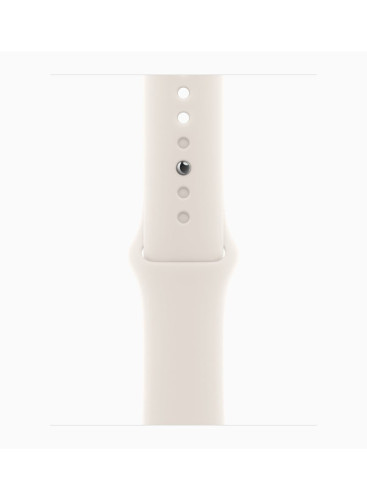 ساعة SE (2024) GPS مقاس 40 مم بهيكل من الألومنيوم Starlight مع سوار Starlight رياضي