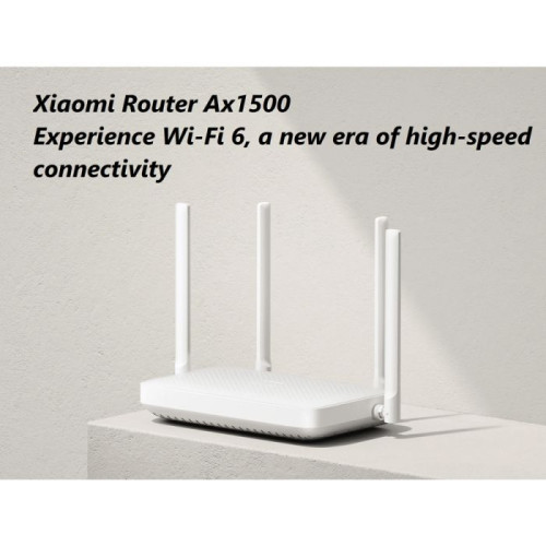 شاومي راوتر موزع للشبكة - أبيض - AX1500