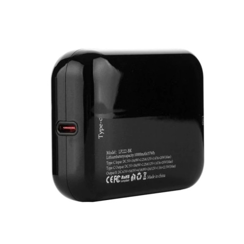ليفوري باور بانك سريع الشحن مع منفذين USB - سعة 10000 مللي أمبير - 20 واط - LP222