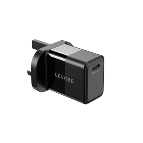ليفوري شاحن حائط محول شحن سريع بمنفذ USB-C - بقوة 20 واط - LGW112