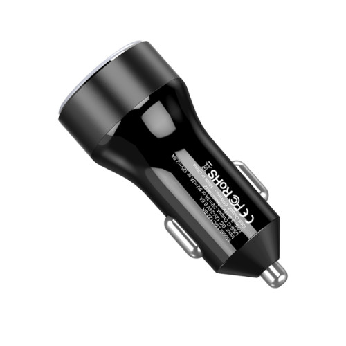 ليفوري شاحن سيارة - 66 واط - منفذين USB-C PD - أسود