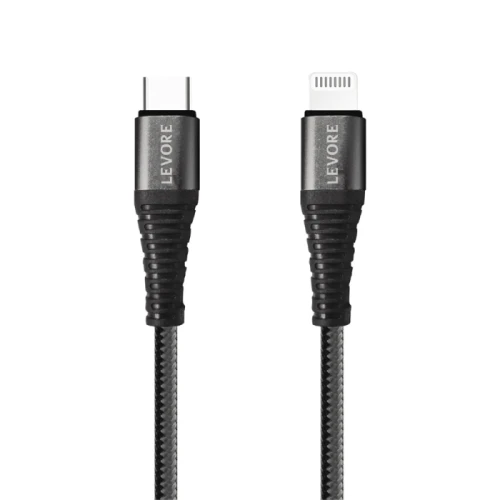 ليفوري كابل سيليكون من USB-C إلى USB-C بقوة 60 واط - 1 متر - LC5312