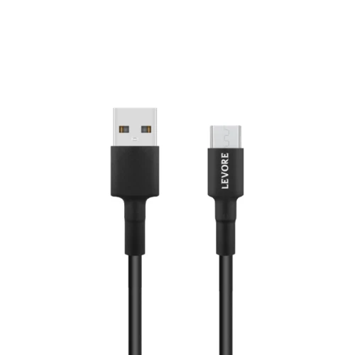 ليفوري كابل شحن من USB A إلى Micro بلاستيك - بطول 1 متر - LCS211