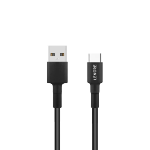 ليفوري كابل شحن بلاستيك من USB A إلى USB C - بطول 1.8 متر - LCS312