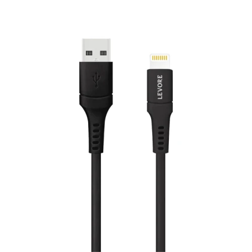 ليفوري كابل شحن بلاستيك USB-A إلى Lightning - بطول 1.8 متر - LC1121