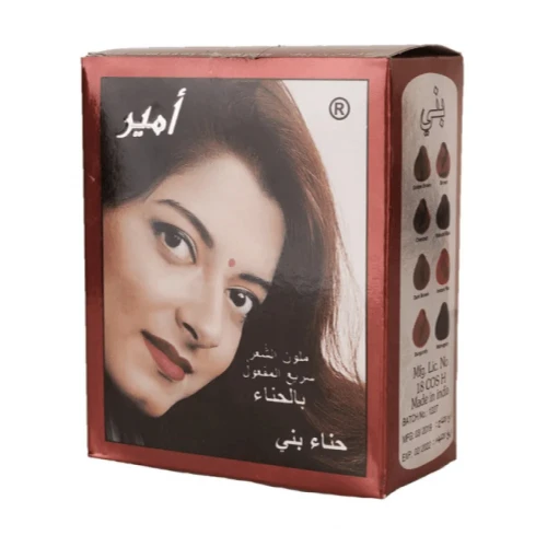 بودرة حناء كستنائي من أمير - 60غ