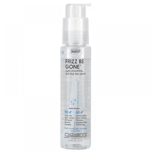 جيوفاني‏, منعم فائق، مصل مضاد لتطاير الشعر، Frizz Be Gone ، 2.75 (81 مل)
