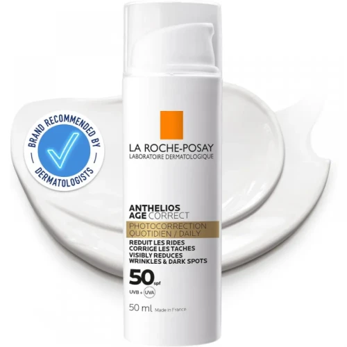 كريم انثيليوس لتصحيح علامات تقدم السن بعامل حماية من الشمس50SPF، سعة 50 مل من لاروش بوزي، من لاروش بوزي، 50 مل