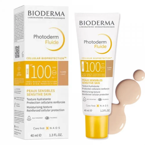كريم فوتوديرم ماكس واقي الشمس SPF100 لون فاتح من بيوديرما 40 مل