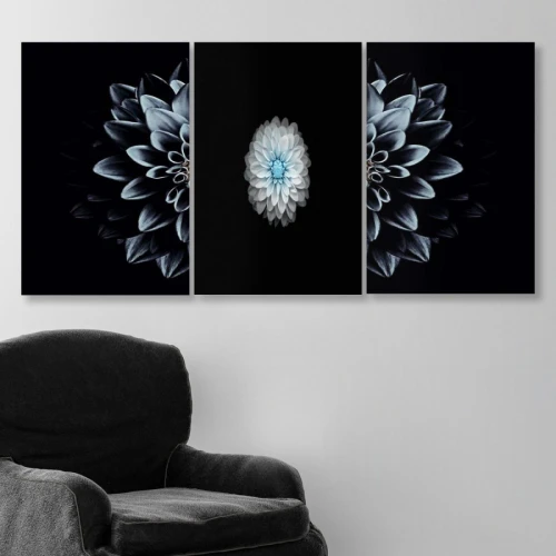 لوحة حائط ورد بتصميم تجريدي - خشب ام دي اف - 120x60 سم - PH 60