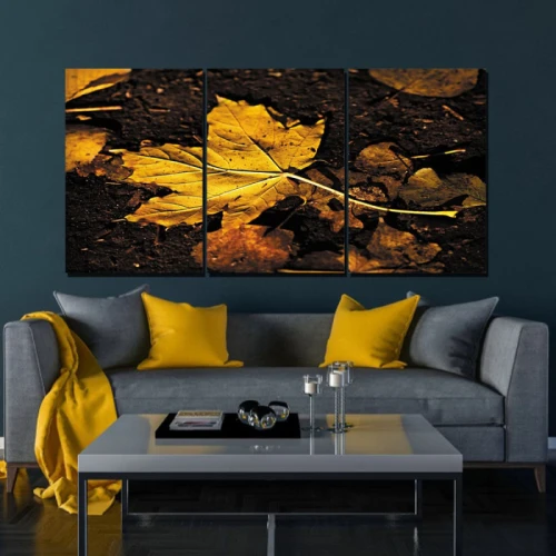 لوحة حائط بتصميم الخريف - خشب ام دي اف - 120x60 سم - PH 289