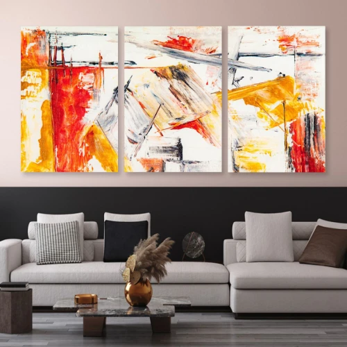 لوحة حائط خشبية تصميم الفن الحديث - 120x60 سم - خشب ام دي اف - PH 89