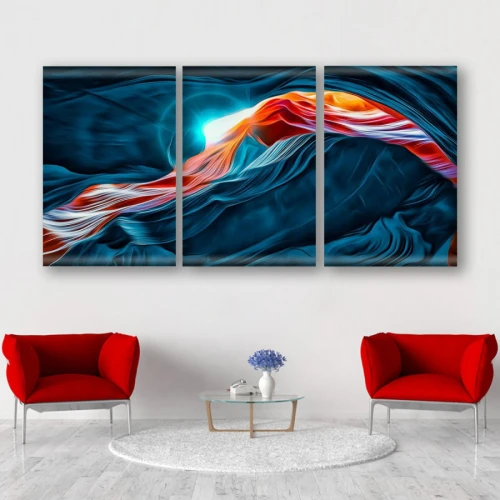لوحة حائط خشبية لوحة الألوان - 120x60 سم - خشب ام دي اف - PH 112