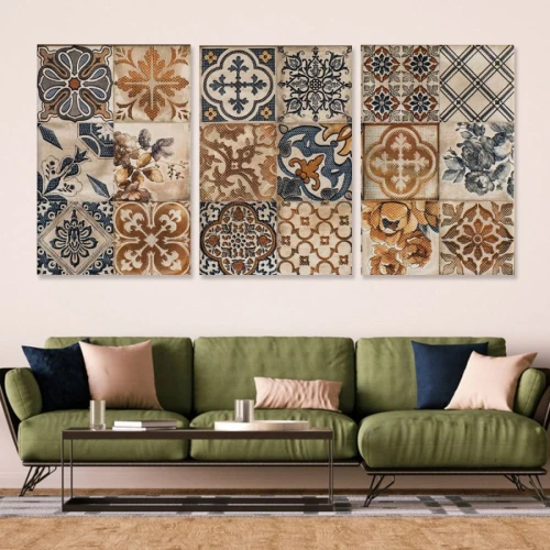 لوحة حائط خشبية تصميم شرقي - 120x60 سم - خشب ام دي اف - PH 213