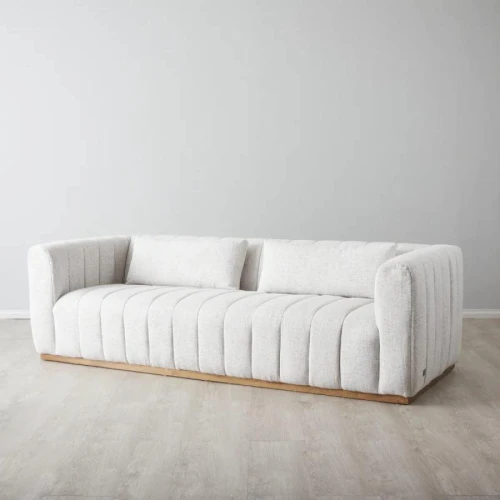 الهوم كنبة مخملية مميزة 3 - مقاعد - 300x85x85 سم