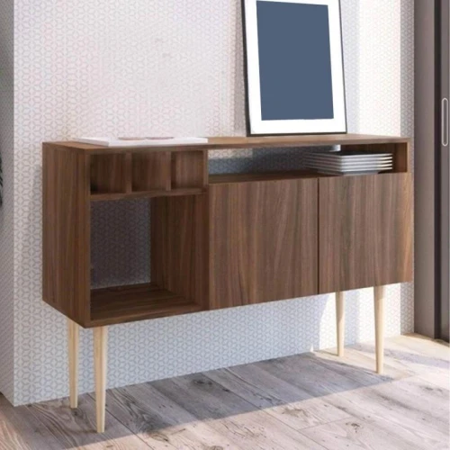 الهوم ركن قهوة - بني - 120x40x100 سم