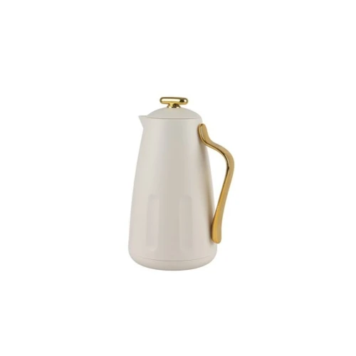 كروس ترمس شاي وقهوة - 1 ليتر - أوف وايت - KR-5872-03