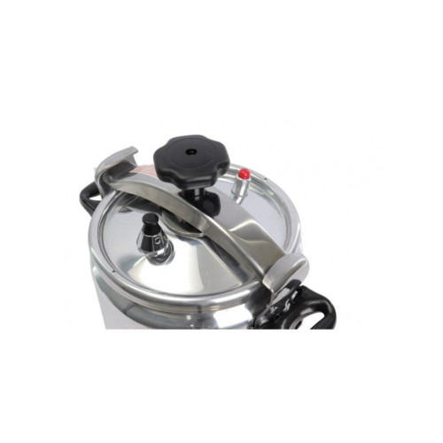 هوم فيو قدر ضغط من الألمنيوم - 9 ليتر - أسود وفضي