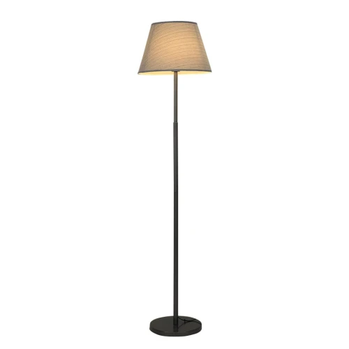 شاربدو مصباح عصري ارضي LED قائم - لمبة اضاءة دافئة بقدرة 7 واط - رمادي