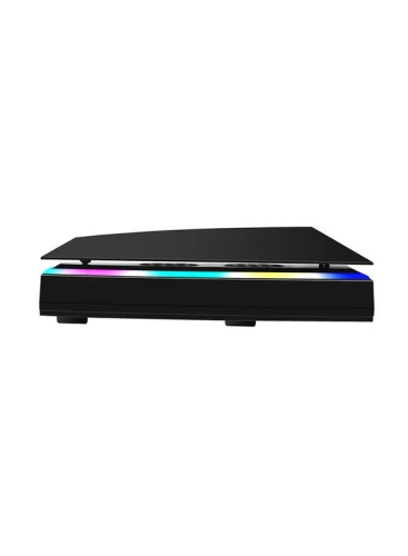 مروحة تبريد علوية مقاومة للغبار لجهاز PS5 مع 7 أوضاع إضاءة RGB ومبرد منخفض الضوضاء متوافق مع Playstation 5 Back