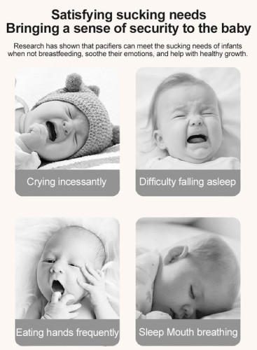 يستخدم الأطفال حديثي الولادة اللهايات ليلاً ونهارًا