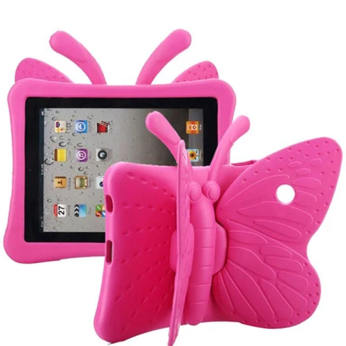 حافظة iPad بتصميم فراشة لطيفة للأطفال متوافقة مع iPad 2/3/4