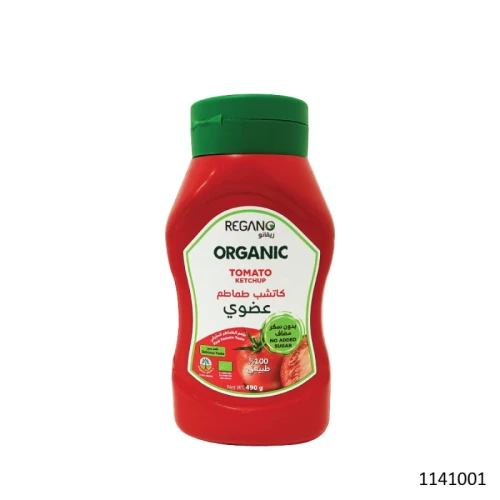 كاتشب طماطم عضوي , 490 جرام من ريغانو