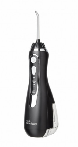جهاز تنظيف الأسنان بالماء اللاسلكي من Waterpik, جهاز ري الفم المحمول القابل لإعادة الشحن للسفر والمنزل - مقبس كابل 3 سنون - Wp-562Me