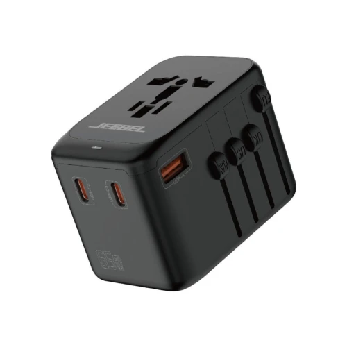 جيبيل شاحن جدار دولي - منفذين USB Type--C ومنفذ USB