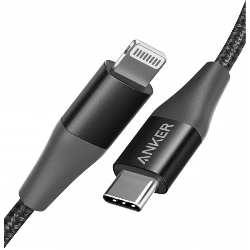 آنكر باور لاين USB-C إلى Lightning بطول 90 سم - أسود
