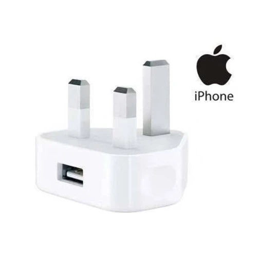 أبل شاحن جداري - 5 واط - USB - أبيض