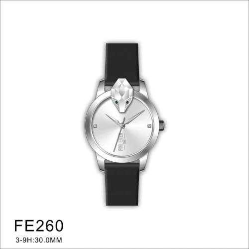 فور ايفر تايم ساعة للنساء - FE260 - حزام جلد
