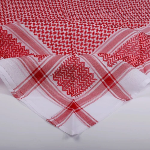 البسام شماغ بيسك انجليزي - أحمر