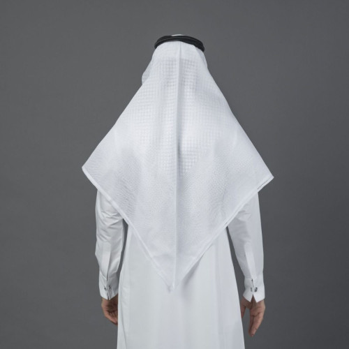 البسام بلس شماغ - أبيض