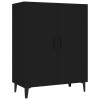 بوفيه Alhome Black MDF: أناقة معاصرة لمساحة معيشتك