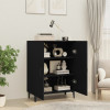 بوفيه Alhome Black MDF: أناقة معاصرة لمساحة معيشتك