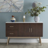 بوفيه Alhome Classic Brown MDF: ارفع مساحة تناول الطعام لديك بأناقة