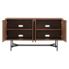بوفيه Alhome Classic Brown MDF: أناقة خالدة لمنزلك