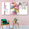 لوحة حائط خشبية الفن البسيط - 120x60 سم - خشب ام دي اف - PH 153