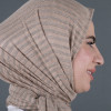 طرحة نايا ليكرا دبل ستريتش مقلم ثابت و مريح - 185x70 سم