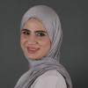 طرحة نايا قطن دبل ستريتش منقوش ثابت و مريح - 185x70 سم