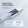 يوجرين سلك شاحن من USB-C إلى آيفون بطول 2 م - أبيض