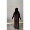 عباية من الجوخ للنساء - بني -02a-029