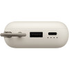 شاومي باور بانك مع كابل USB مدمج ومنفذ USB-C - بسعة 10000 مللي أمبير - 22.5 واط - بيج - BHR9072GL