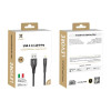 ليفوري كابل شحن آيفون نايلون USB-A إلى Lightning - بطول 1 متر - LC1212