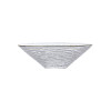 وعاء زجاجي أنيق للفواكه - 16x4.5 سم