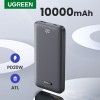 يوجرين باور بانك الترا سليم - 10000 مللي أمبير وشحن سريع بقوة 20 واط بمنفذ PD ومنفذ USB