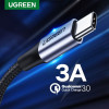 يوجرين كابل شحن من USB-2.0 إلى Type-C مضفر ألمنيوم - 3 متر