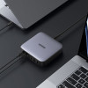 يوجرين شاحن بقوة 200 واط - 4 منافذ PD وبمنفذين USB-A بتقنية GaN - رمادي
